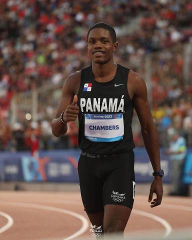 El atleta panameño Chamar Chambers gana oro en Brasil