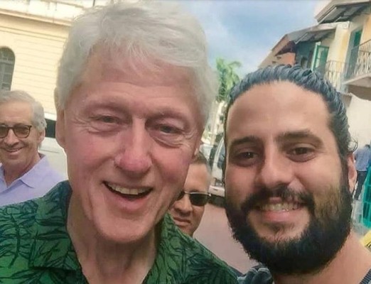 Bill Clinton visita en Panamá 