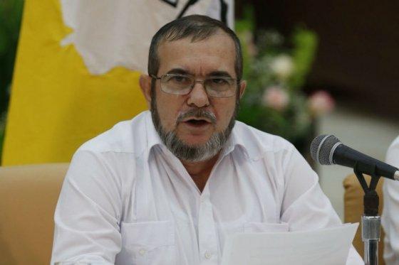 Máximo jefe de las FARC, Rodrigo Londoño, alias Timochenko.