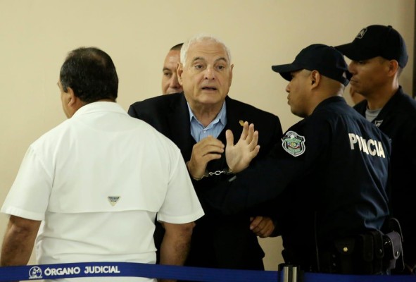 Magistrado Díaz se presenta con un ojo vendado en la audiencia contra Martinelli