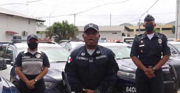 Tres policías panameños envían el mensaje en el video de 1 minuto.