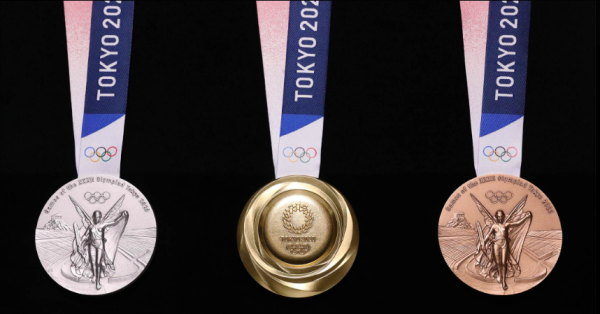 Revelan diseño de las medallas de Tokio 2020