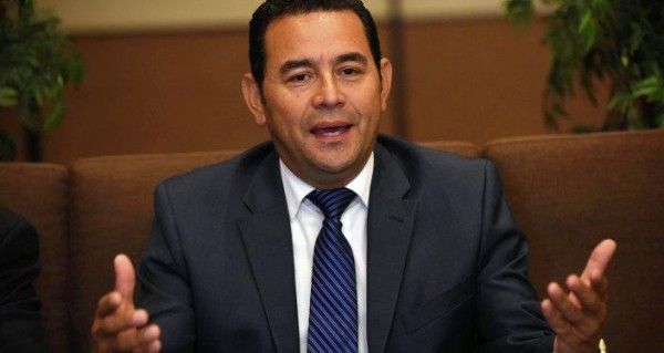 Presidente de Guatemala, Jimmy Morales.