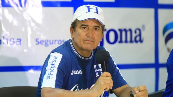 Jorge Luis Pinto, técnico de la selección de Honduras.
