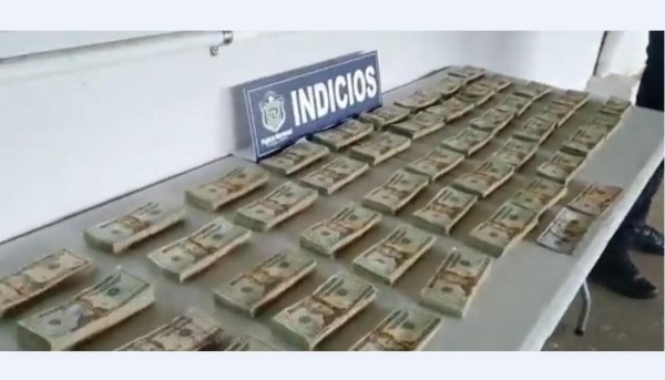 El dinero se ubicó en un sector de avenida Cuba.