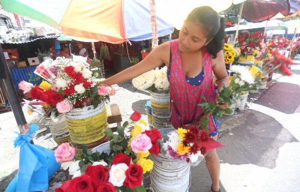 Como de costumbre los panameños acuden a las ventas de flores para llevarlo a su progenitora en su día.