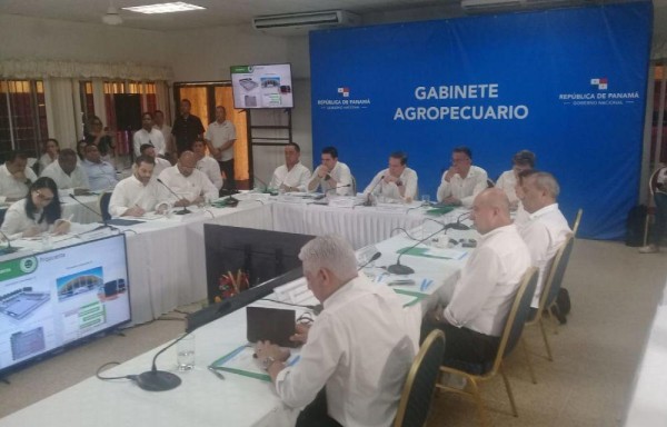 El Gobierno realizó ayer su primer Gabinete Agropecuario en la ciudad de Santiago, provincia de Veraguas.
