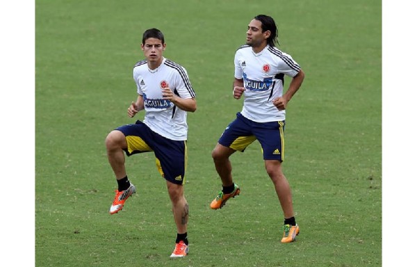 Radamel Falcao García y James Rodríguez lideran la plantilla de Colombia.