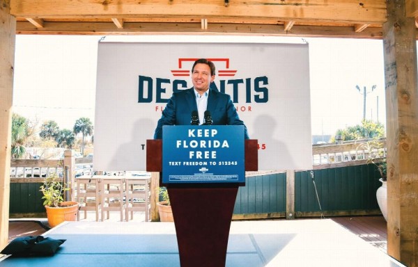 DeSantis es Gobernador desde 2019.