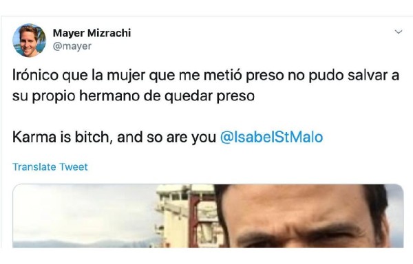 Entre reclamos, Mizrachi pide disculpas a Isabel De Saint Malo 