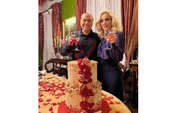 La posible boda de Berlusconi con su novia 53 años más joven