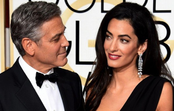La esposa del actor, Amal Clooney, dará a luz en junio.