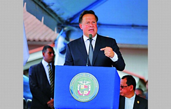 El presidente Juan Carlos Varela.