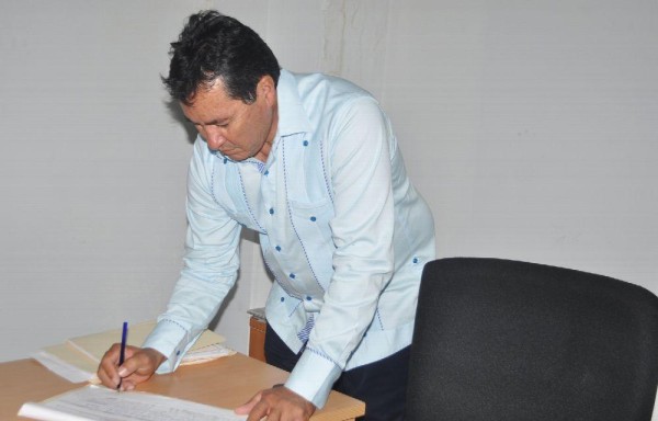 Eudocio Pérez, es actualmente el alcalde de La Villa de Los Santos.