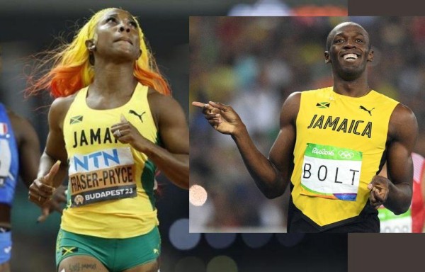 Ella superó en una a otro de los grandes mitos del atletismo histórico internacional, su compatriota Usain Bolt.