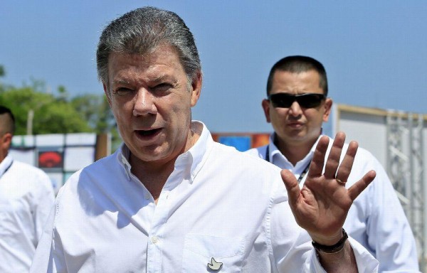 ‘Insistimos en que Venezuela debe perseverar en el diálogo y solución pacífica' JUAN M. SANTOS Presidente de Colombia