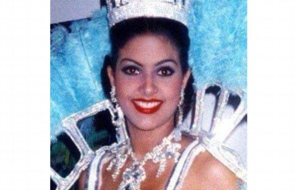 Lía Victoria Borrero en su reinado de 1996.