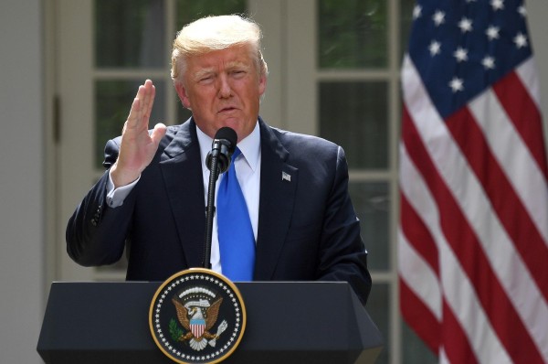 El presidente estadounidense, Donald Trump, durante su participación en una conferencia de prensa.