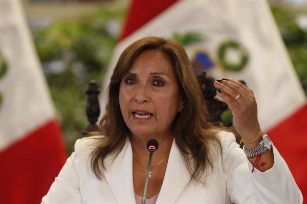 Presidenta de Perú, Dina Boluarte.