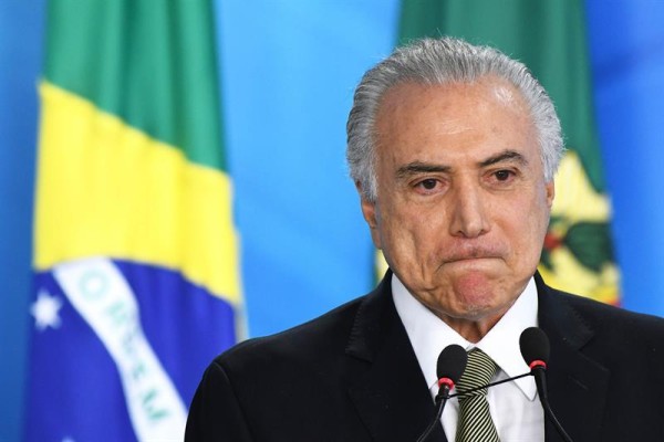 Presidente de Brasil, Michel Temer.