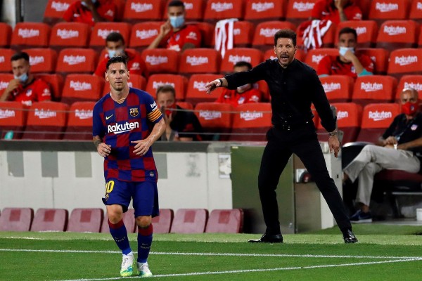 Simeone consultó a Luis Suárez si Messi querría ir al Atlético tras Barcelona