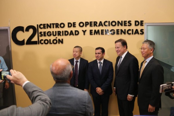 Varela inaugura Centro de Operaciones de Seguridad y Emergencias en Colón 