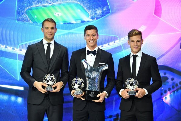 El Bayern domina los premios a los mejores de la Liga de Campeones