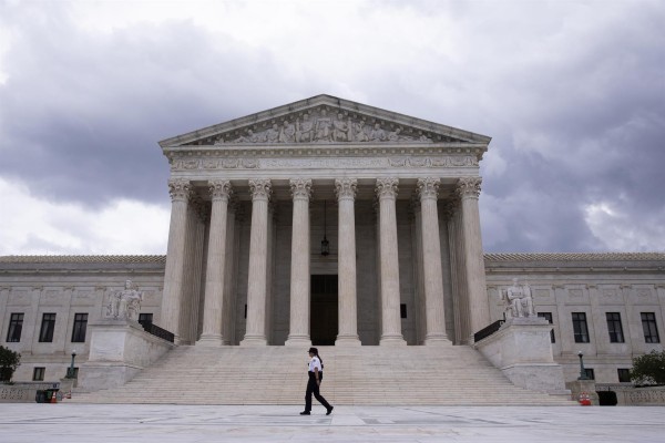 Vista exterior del Tribunal Supremo de Estados Unidos