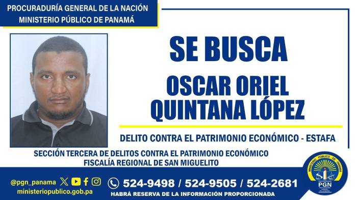 Oscar Oriel Quintana López es requerido por estafa agravada. Cualquier información será confidencial. Oscar Oriel Quintana López es requerido por estafa agravada. Cualquier información será confidencial.