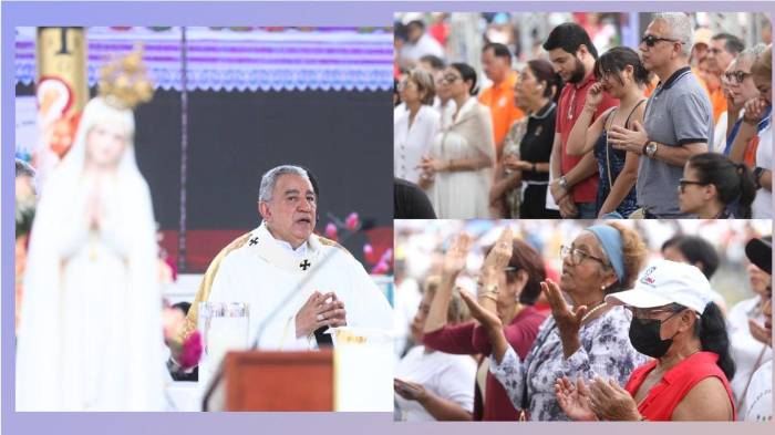 Más de 5,000 personas acudieron a la convocatoria de la Cita Eucarística, en el Parque Omar Más de 5,000 personas acudieron a la convocatoria de la Cita Eucarística, en el Parque Omar