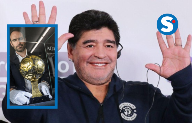 Maradona ganó el balón por ser el mejor jugador del Mundial de México 1986