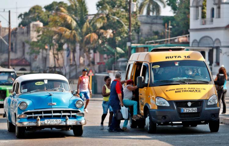 Transporte público en La Habana