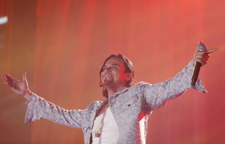 El cantante colombiano Silvestre Dangond, en una imagen de archivo. EFE/ Luis Eduardo Noriega A.