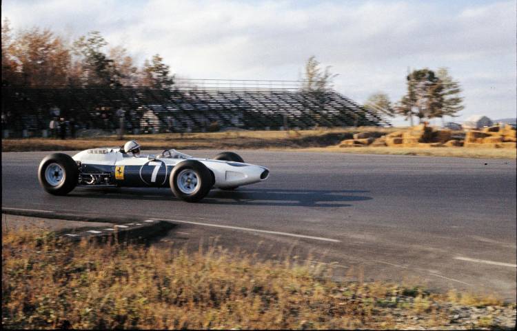 Este es un El F1 158 de Ferrari, en Estados Unidos. en 1964.
