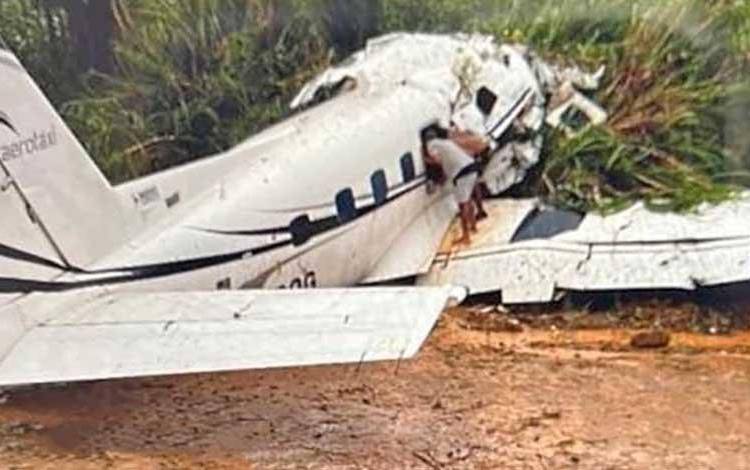 Avioneta se accidenta en Amazonía de Ecuador