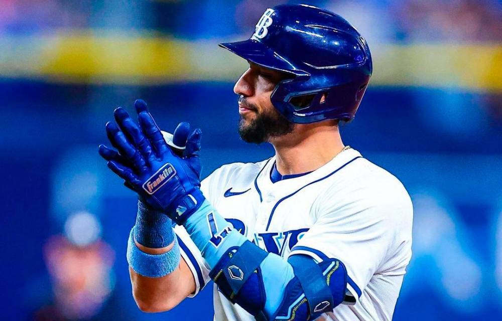 José Caballero de los Rays de Tampa Bay.