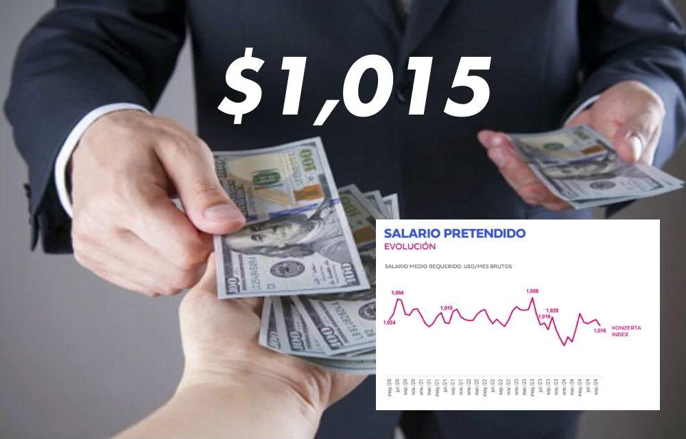 Panameños buscan salario mensual promedio de $1,015