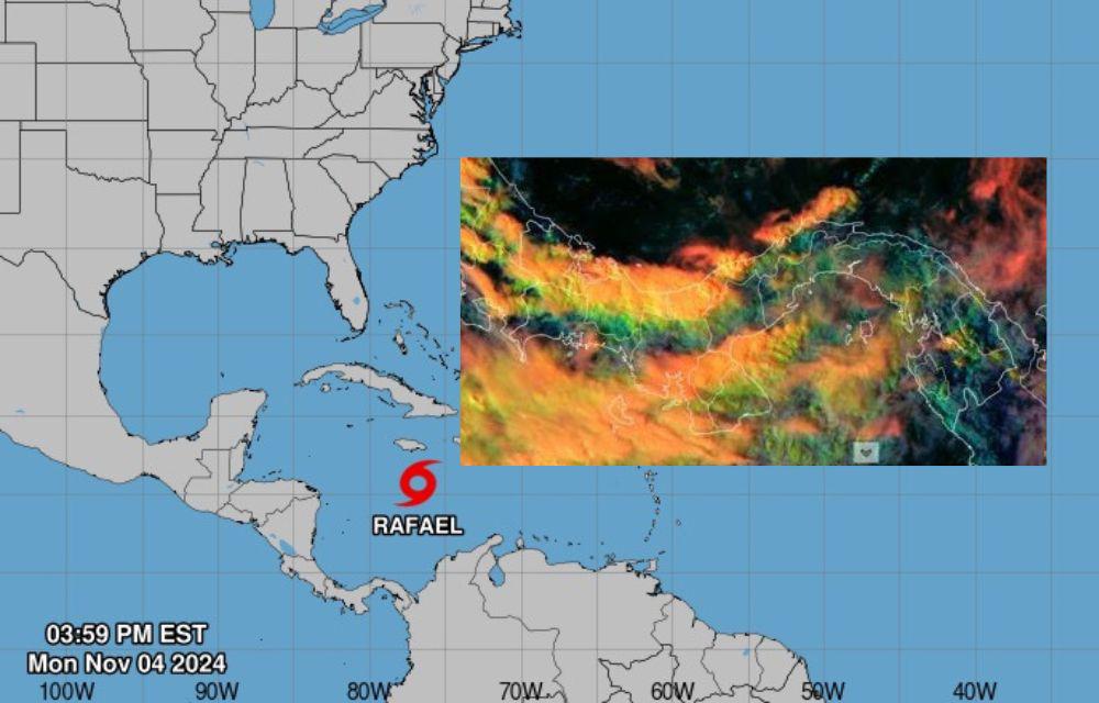 Depresión tropical se convierte en tormenta Rafael. Aumentarán las lluvias en Panamá