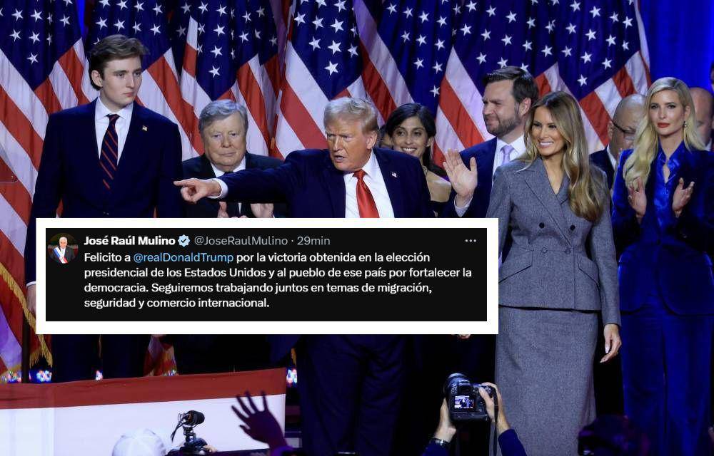 Mulino felicita a Donald Trump por convertirse en el presidente de Estados Unidos