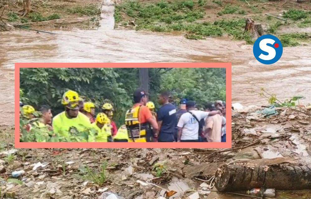 El Sinaproc contó con drones para la búsqueda.