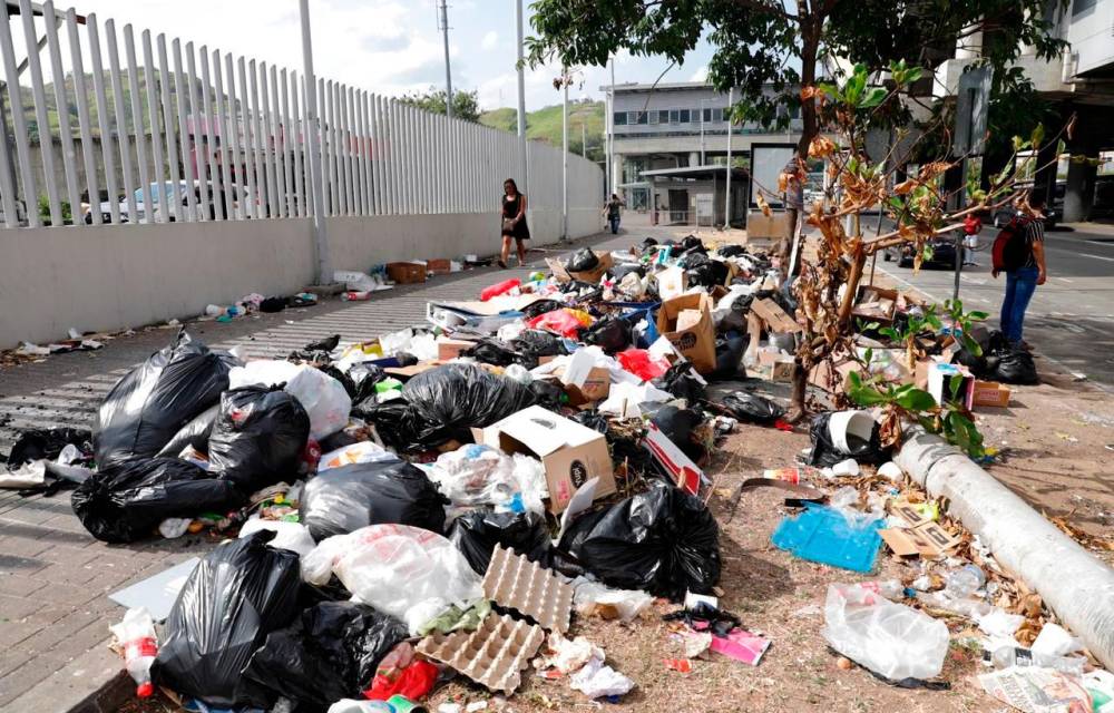 Las quejas por mal servicio de la recolección de la basura en San Miguelito.
