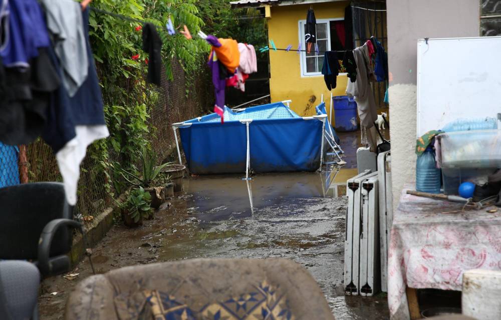 Lluvias dejan más de 120 familias afectadas en ciudad capital