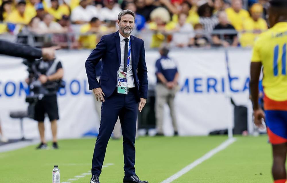 El entrenador Thomas Christiansen de Panamá Copa América 2024. EFE/EPA/JUAN G. MABANGLO