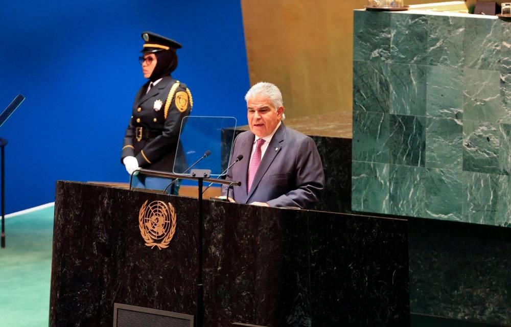 Presidente Mulino en la ONU.