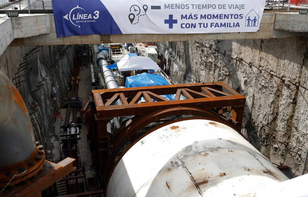 Tuneladora ‘Panamá’ excavará diariamente ocho metros.