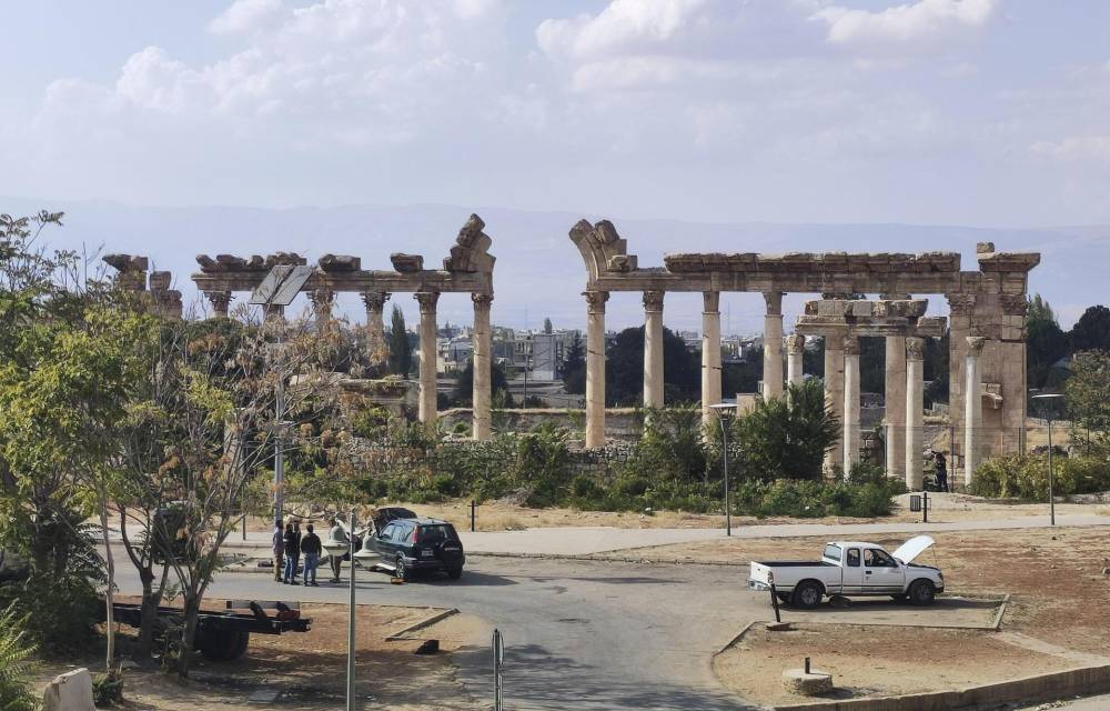 Las ruinas grecorromanas de Baalbek, en el este del Líbano y patrimonio de la humanidad por la Unesco. EFE/Noemí Jabois