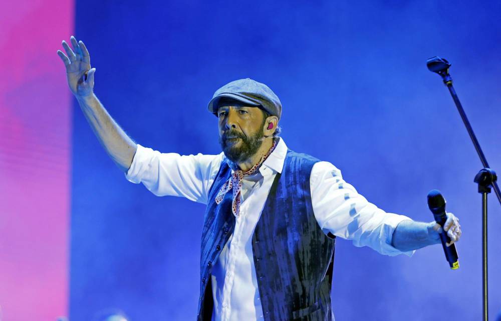 Fotografía de archivo del cantante Juan Luis Guerra.