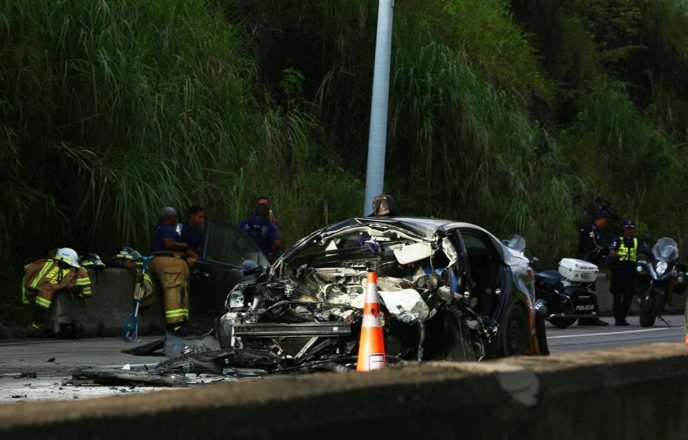 Conductor fallece en el corredor Norte al chochar con camión de concreto [VIDEO]