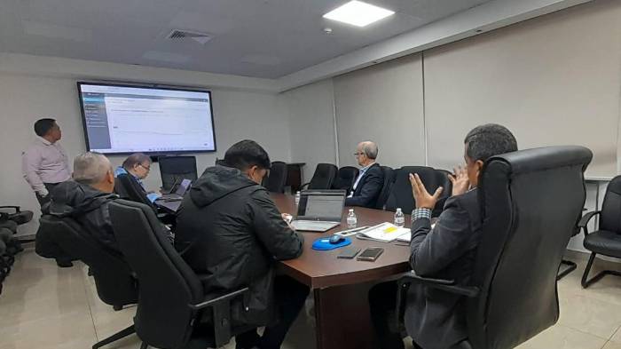 El monitoreo se realizó desde el Centro Nacional de Despacho (CND) .