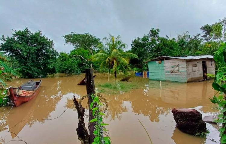 Inundaciones en Metetí, Darién.